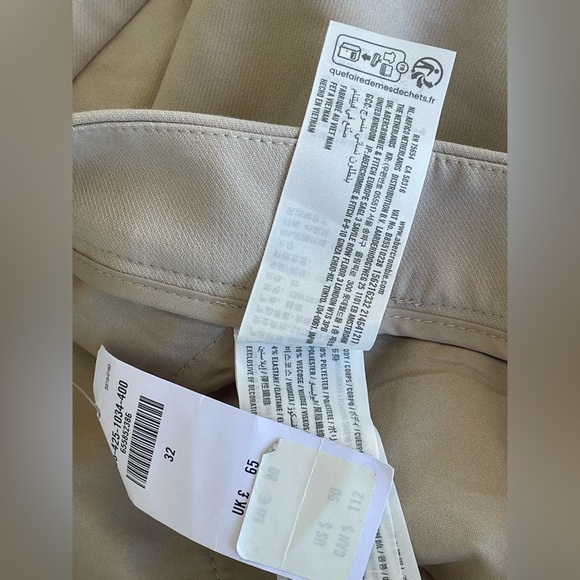 Abercrombie & Fitch Cream Wide-Leg Trousers - Picture 13 of 13